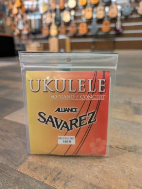 Savarez 140R Soprano/Concert High G Fluorocarbon Ukulele Strings