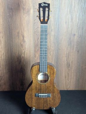 Uma UK-20ST-BK Black Solid Mahogany Tenor Ukulele
