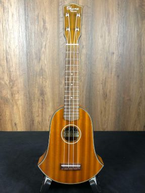 B-STOCK Ohana SKB35 Soprano Bell Ukulele All Solid Mahogany