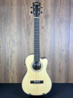 Kala KA-SSEBY-B-CE Solid Spruce top Electro Acoustic Baritone Ukulele with Cutaway