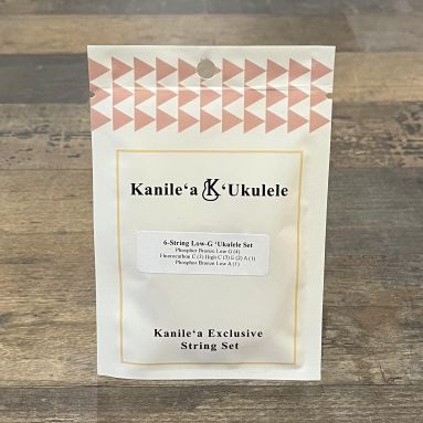Kanile'a Premium Fluorocarbon Strings - Low G 6 String Tenor Ukulele Set