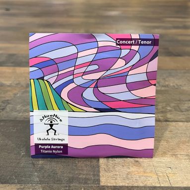 aNueNue Purple Aurora Titanio Nylon Concert/Tenor Strings