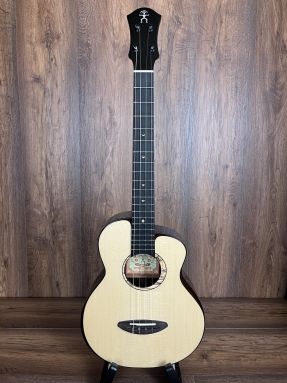 aNueNue UB200 Moon Bird Solid Spruce/Rosewood Baritone Ukulele w/case