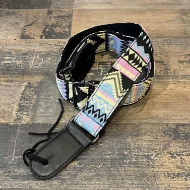 Funky Strap Co - Pastel Aztec Ukulele Strap -1915