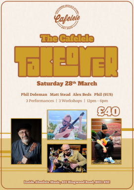 The Cafelele Takeover - Instore Event 28/3/26 - Phil Doleman, Matt Stead, Alex Beds & Phil Phillips
