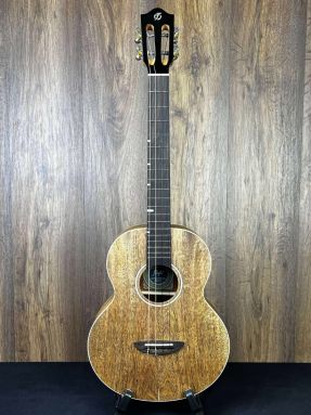 Flight CARABAO LITE-M Solid Mango Top Electro Acoustic Baritone Ukulele w/Gigbag #3169
