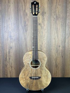 Flight CARABAO LITE-M Solid Mango Top Electro Acoustic Baritone Ukulele w/Gigbag #3138