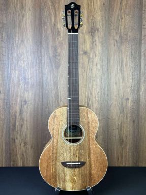 Flight CARABAO LITE-M Solid Mango Top Electro Acoustic Baritone Ukulele w/Gigbag #3144