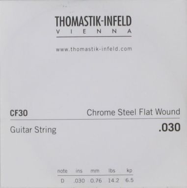 Thomastik-Infeld CF30 0.030 Gauge Chrome Steel Flat Wound string - Low G