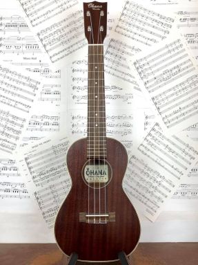 Ohana CK38 Solid Premium Grade Mahogany Vintage Style Concert Ukulele