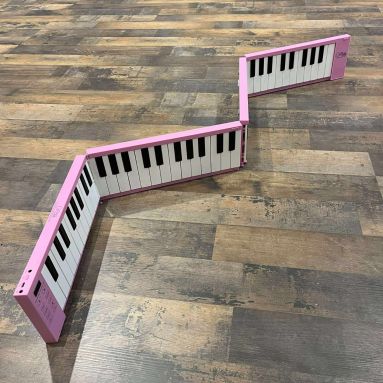 Pink Blackstar Carry-On Folding Keyboard Piano