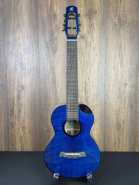 Blue Flight Comet Flamed Maple and Mango Electro Acoustic Tenor Ukulele