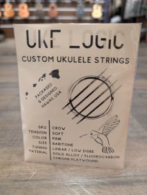 Uke Logic/Ukes With Alex - Crow DGBE Fluorocarbon Baritone Ukulele Strings (Alloy/Flatwound D&G)