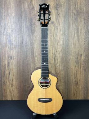 Kala KA-CTD-SSRW-TG-C Contour Series Deluxe Solid Spruce Top/Rosewood Tenor Cutaway Ukulele w/gigbag