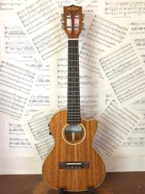 Kala KA-SMH-TG-CE All Solid Mahogany Gloss Electro Acoustic Tenor Ukulele