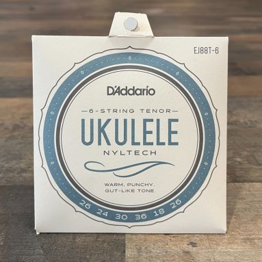 D'Addario EJ88T-6 Nyltech 6 string Tenor Ukulele Strings