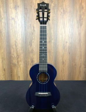 Enya EUC-MAD BU Solid Mahogany Concert Ukulele Blue stain w/Gigbag