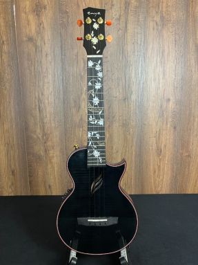 Enya EUT-E6/BK Black Maple Slimline Tenor Ukulele