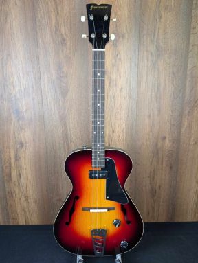 Fanner 'JAZZY' 19'' Scale Baritone Semi-Hollow Electric Baritone Ukulele w/gigbag #1