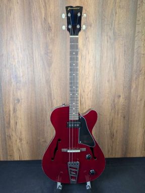 Fanner JAZZY Single Cut Oxblood P90 Electric Solid Body Baritone Ukulele w/Gigbag #2