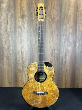 Flight Fireball All Solid Mango Electro Acoustic Baritone Ukulele w/Gigbag #1