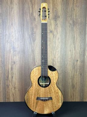 Flight Fireball All Solid Mango Electro Acoustic Baritone Ukulele w/Gigbag #7927