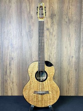 Flight Fireball All Solid Mango Electro Acoustic Baritone Ukulele w/Gigbag #5
