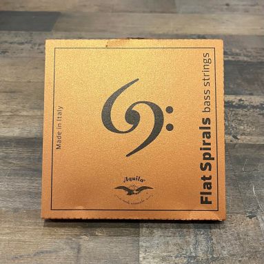Aquila Flat Spiral Bronze Wound UBASS Strings 200u AQ-FS-4