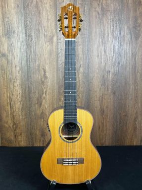 Flight Diana Soundwave Electro Acoustic Solid Cedar top and Walnut Tenor Ukulele w/Gigbag