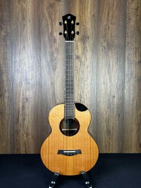 Flight Lily EQ-A Cedar Top Steel String Baritone Ukulele 