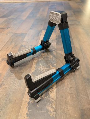 Flight FLUST01-BL Blue Adjustable Folding Ukulele Stand