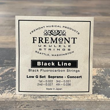 Fremont Black Line Fluorocarbon Strings Soprano/Concert Low G 