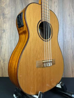 Preowned Kala KA-ABP-8-CTG-E 8 String Electro Baritone Ukulele Solid Cedar Top Gloss
