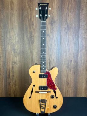 Fanner Jazzy Douglas Fir Top Electric Baritone Ukulele