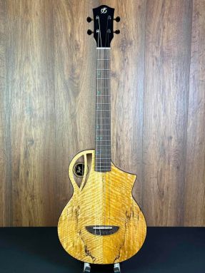 Flight Aviator CE - Solid Mango/Okoume Slimline Electro Baritone Ukulele w/Gigbag #8700