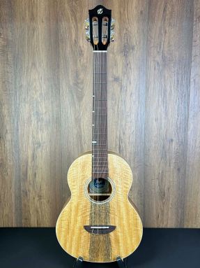 Flight CARABAO LITE-M Solid Mango Top Electro Acoustic Baritone Ukulele w/Gigbag #5992