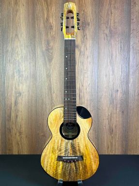Flight Fireball All Solid Mango Electro Tenor Ukulele with Gigbag #8394