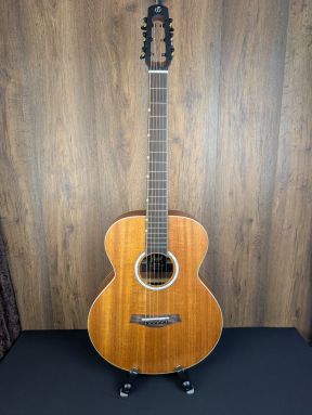 Flight Pixi MAH Solid Spruce/Mahogany Short Scale Travel Guitar w/gigbag - Natural