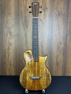 Kala Revelator Night Owl - Solid Top Mango/Okume Slimline Tenor Ukulele w/Gigbag (38mm nutwidth) #4
