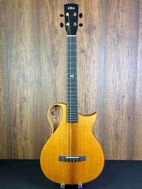 Kala Revelator NSL-B Thermo Cured Spruce and Sapele Baritone Ukulele w/hard case #41580526