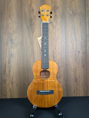 KoAloha KTM-S10 Pikake Solid Hawaiian Koa Slimline Tenor Ukulele Satin w/Hard Case