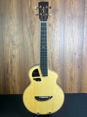L.Luthier Le Rose Tenor Electro Ukulele Solid Spruce/Indian Rosewood in gigbag #1