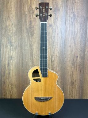 L.Luthier Le Manga C EQ Electro Tenor Ukulele Solid Cedar & Mango in gigbag #1
