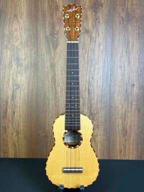 Millar SP-210L All Solid Spruce/Acacia Long Neck Soprano Ukulele Satin Finish #2