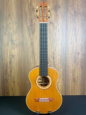 Ken Salomons 2025 Solid Cedar Top Bubinga Back and Sides Tenor Ukulele 