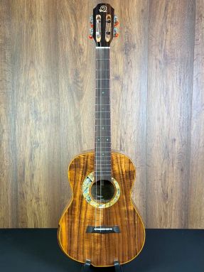 Snail S60B MK2 All Solid Flamed Acacia Baritone Ukulele with Gigbag #1