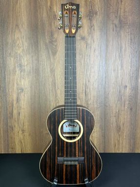 Uma UK-11ST Striped Ebony Tenor Ukulele w/gigbag