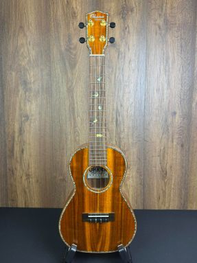 Preowned Ohana CK370G All Solid Hawaiian Koa Concert Ukulele Deluxe Ltd Edition w/hard case