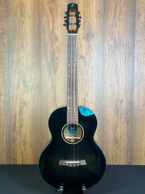 Preowned Flight Nighthawk EQ-A Solid Spruce Top Electro Acoustic Baritone Ukulele w/Gigbag