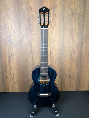 Blue Flight Iris Tinta All Solid Mahogany Tenor Ukulele